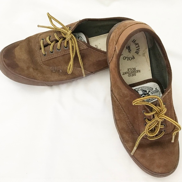 Polo Ralph Lauren Other - 🎈Polo Ralph Lauren Mens 8.5 D Brown Suede Shoes
